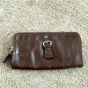 Brown TANO Chicklit clutch/wallet. NWOT